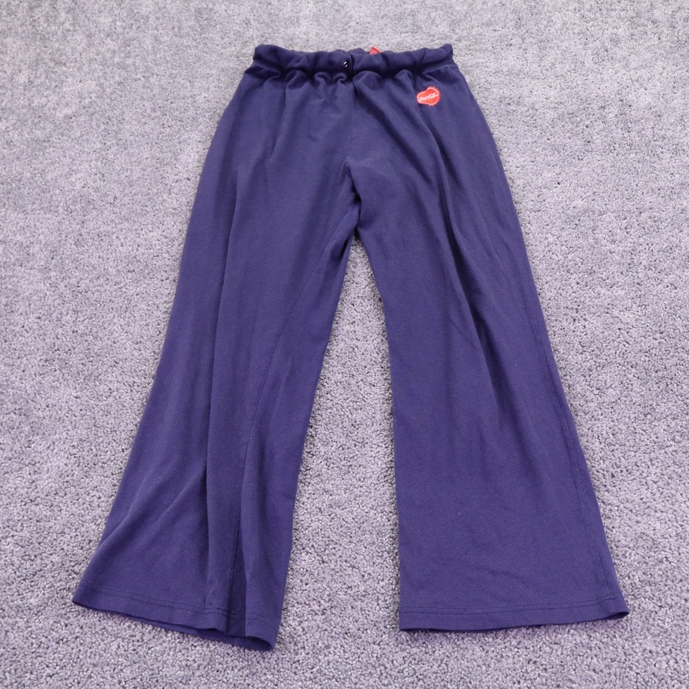 Coca-Cola Pajama Pants Womens Medium Blue Sleepwear Wide Leg Cotton